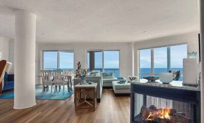 Modern 3-Bedroom Oceanfront Condo with Balcony