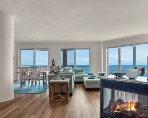 Modern 3-Bedroom Oceanfront Condo with Balcony