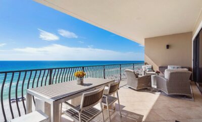 Gulf Front Penthouse With Expansive Balconies