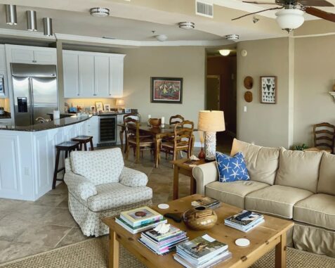 Elegant 3-Bedroom Condo with Lake Views
